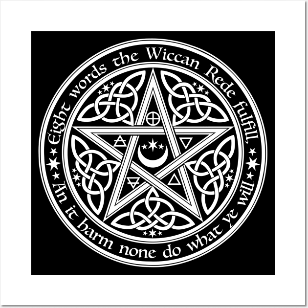 Celtic Pentagram Wall Art by RavenWake